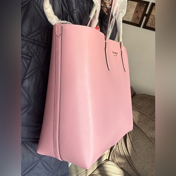 Authentic KATE SPADE Saffiano leather bandana print with wristlet tote bag - Picture 14 of 16